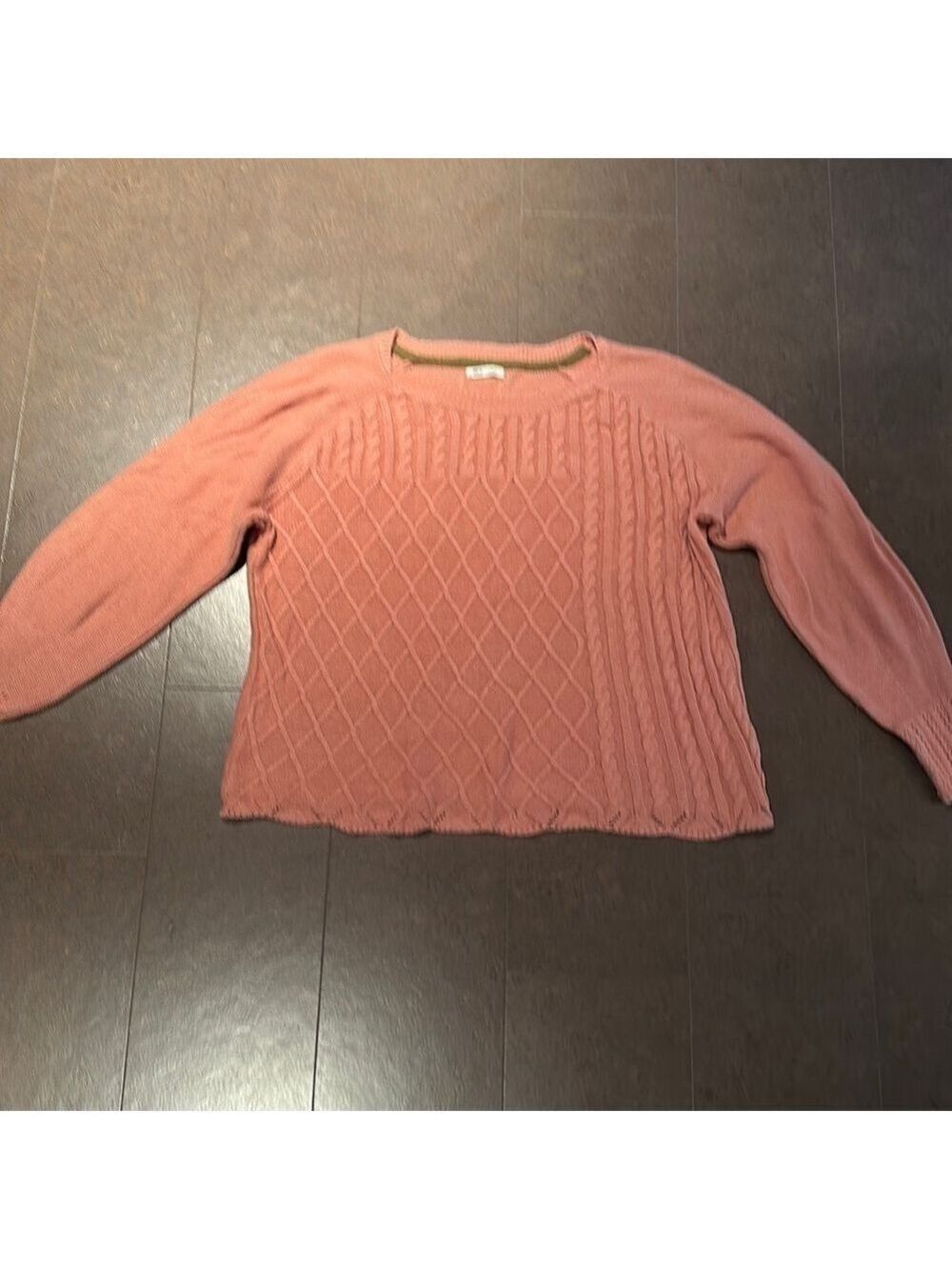 Cable knit sweater size XL